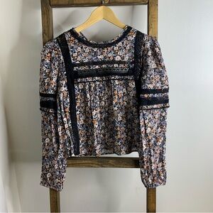 American Eagle Floral Print Blouse